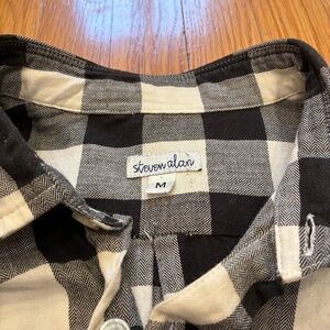 Steven Alan Buffalo Check Button-Down Shirt – Size M – Made in USA